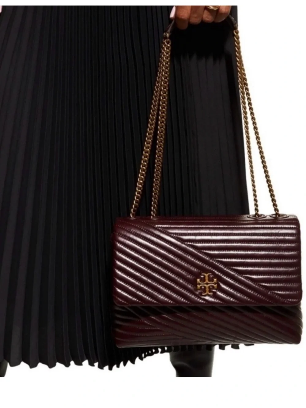 Tory Burch Kira Glazed Convertible Shoulder Bag
